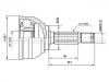 Gelenksatz, Antriebswelle CV Joint Kit:49508-23B00