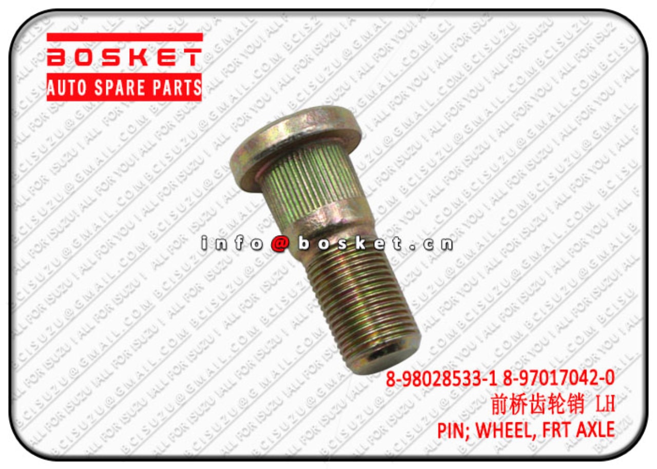 Front Axle Wheel Pin