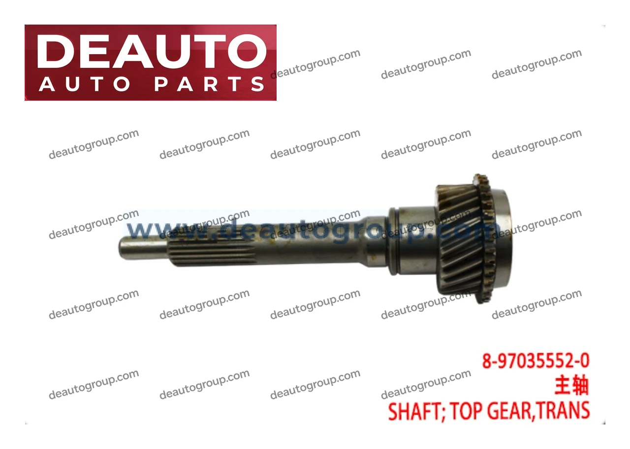 Transmission Top Gear Shaft