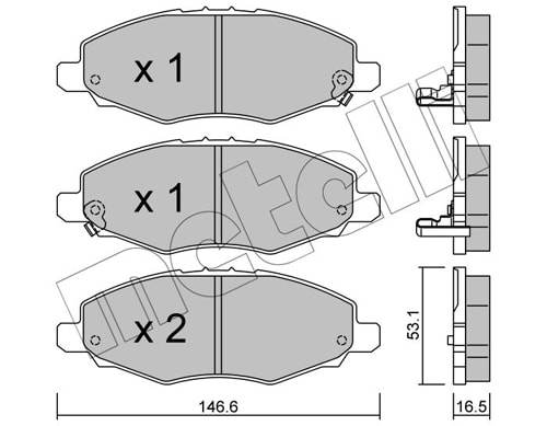 Brake Pad Set, disc brake