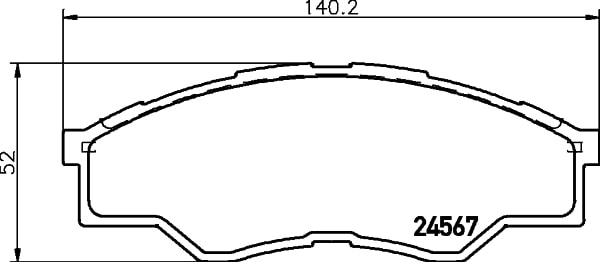 Brake Pad Set, disc brake