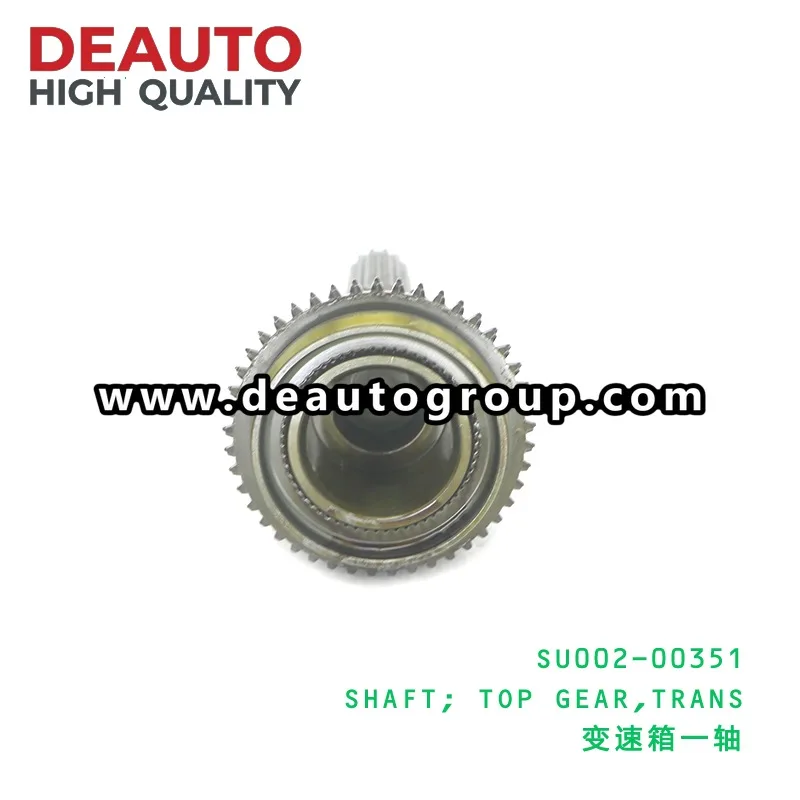 Su002 Shaft Top Gear Transmission
