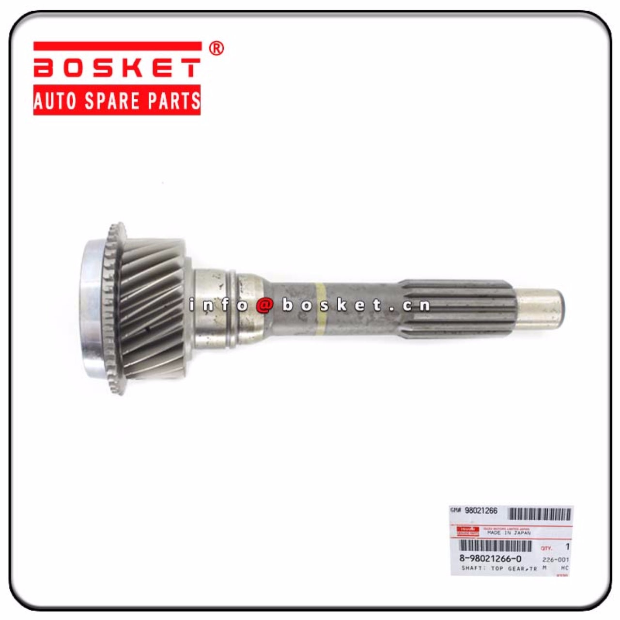 Transmission Top Gear Shaft