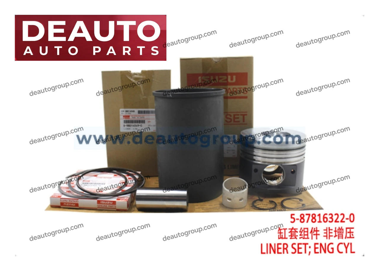 ISUZU NPR NQR 4HG1 Engine Cylinder Liner Set