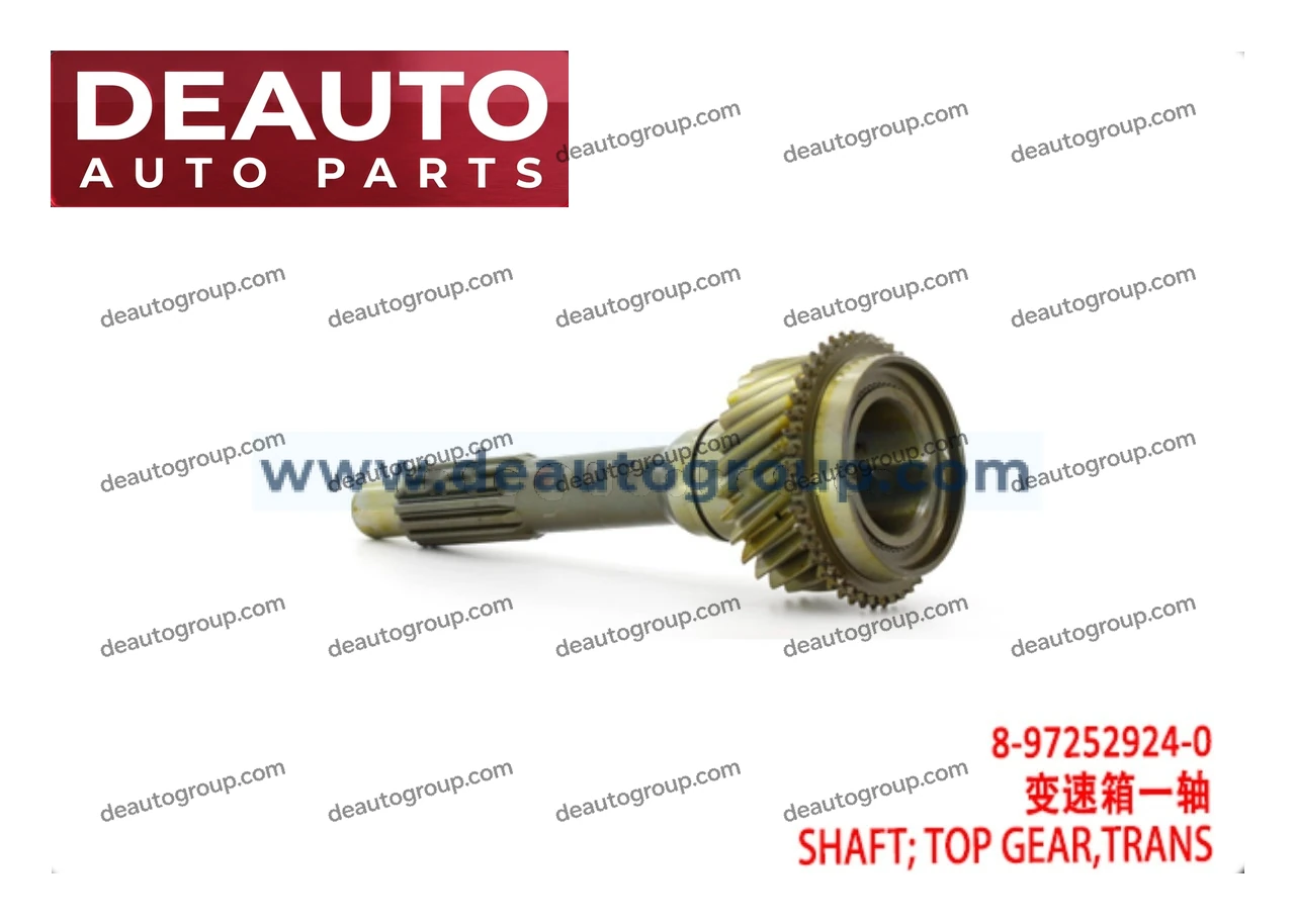 Transmission Top Gear Shaft