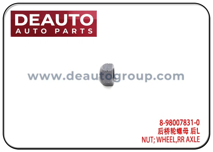 NUT; WHEEL,RR AXLE
