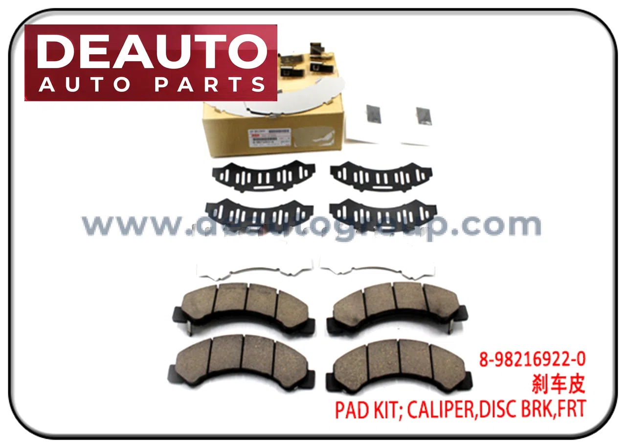 PAD KIT; CALIPER,DISC BRK,FRT