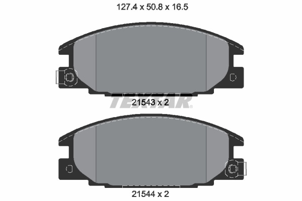 Brake pads - 2002 – 2012 Isuzu D-Max I (TFR, TFS) 2.5 DiTD 4x4 (TFS54) (74 kW / 101 HP)
