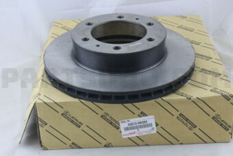 front left brake disc