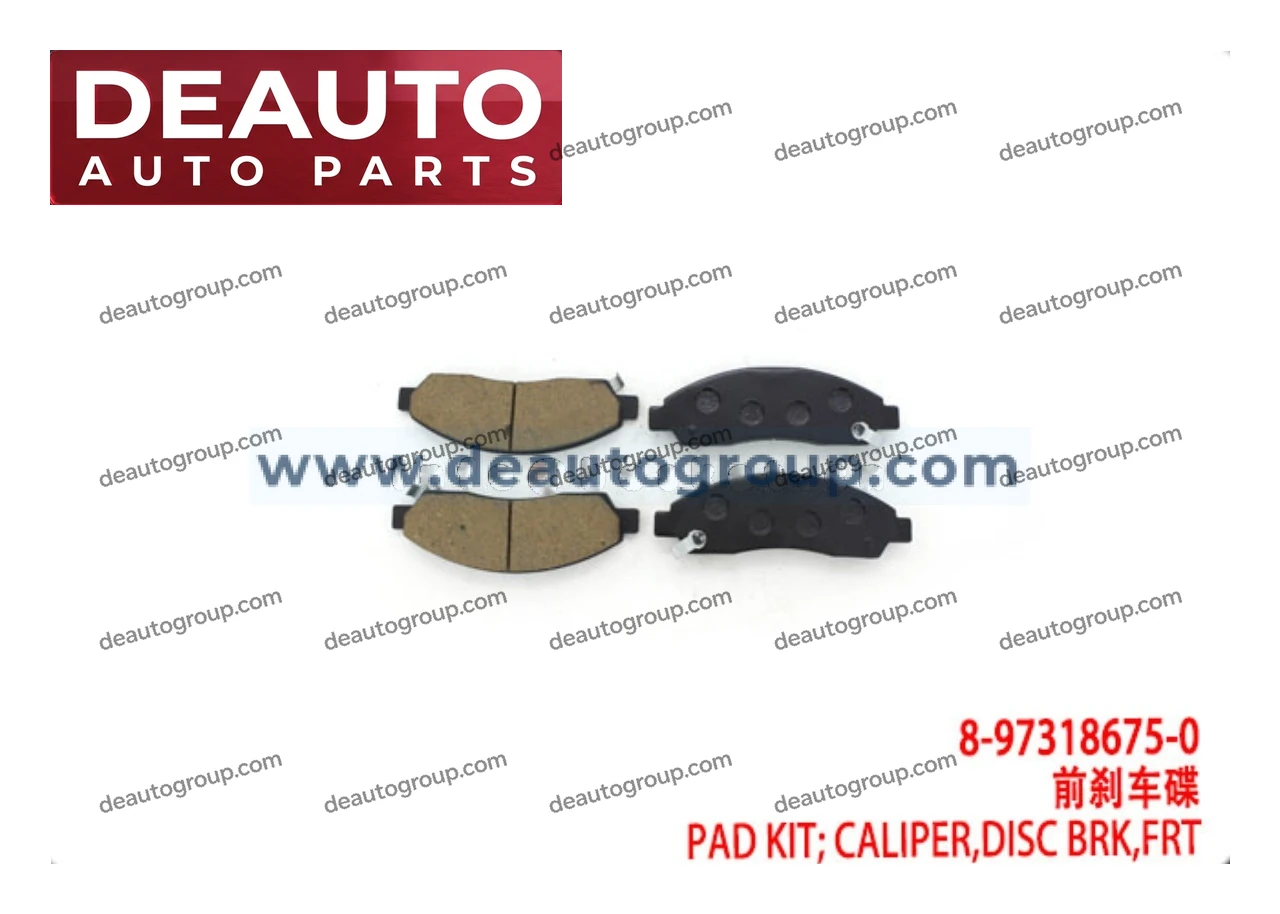 Front Disc Brake Caliper Pad Kit